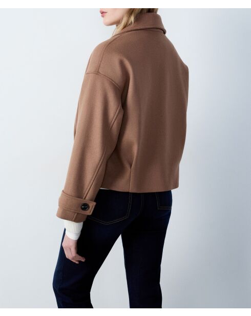 Manteau court Lora dune