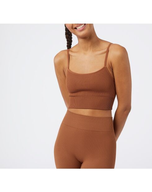 Soutien-gorge sans armature Active chocolat