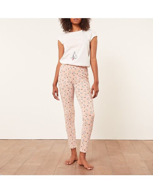 Legging Yvan rose poudre