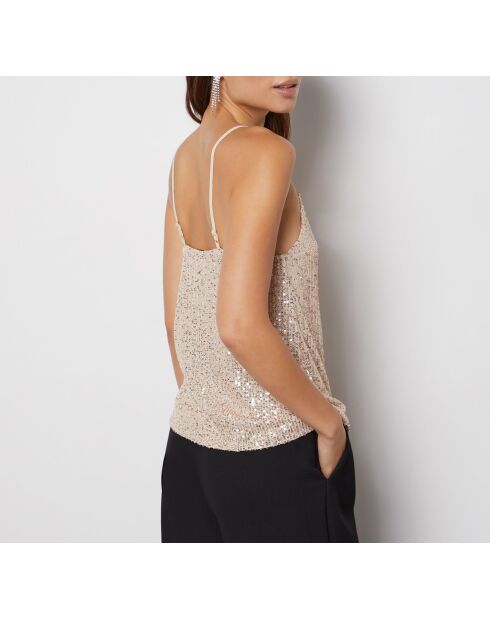 Camiseta sin mangas Adyle Pearl