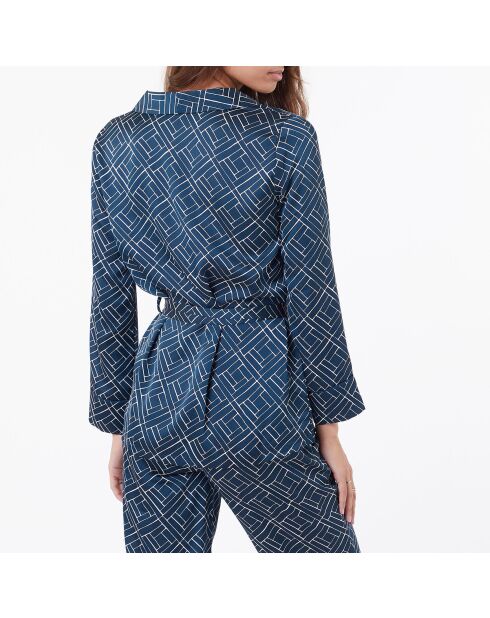 Marineblauw hemd van Jizzo