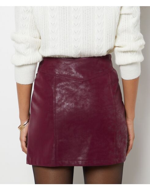 Jupe Nasty bordeaux
