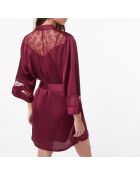 Burgunderfarbenes Negligé mit GranatmoTIV