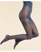 Halb undurchsichtige farbige Strumpfhose in Blau