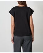 Joss V schwarzes T-Shirt