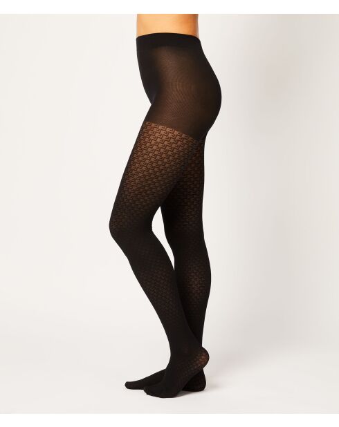 Enid Trompe L Oeil zwarte panty