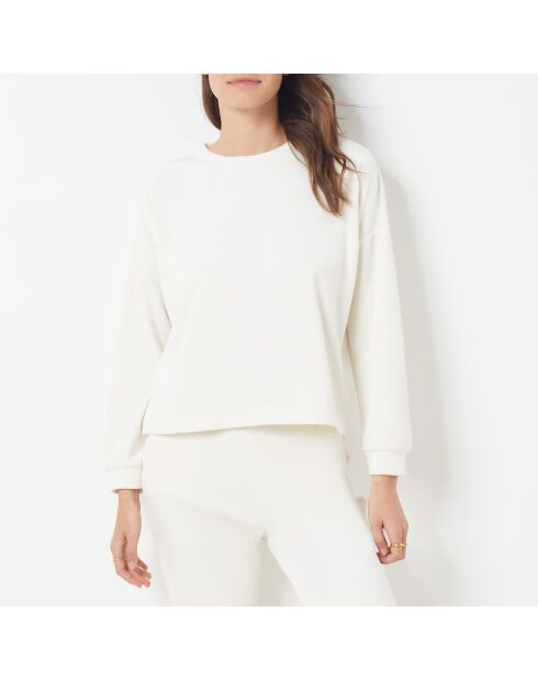 Ecru sweatshirt Dunkan