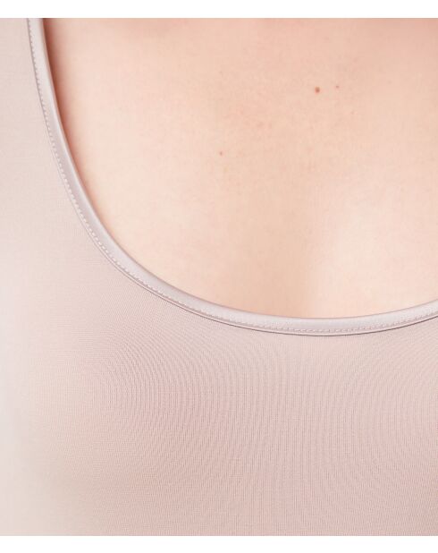 Warm Me Up sandfarbener, einteiliger Body