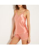 Milchige puderrosa Shorts