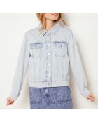 Chaqueta azul celeste