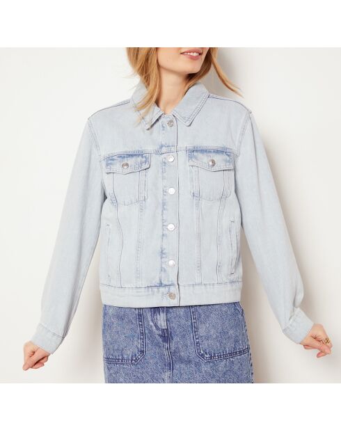 Chaqueta azul celeste