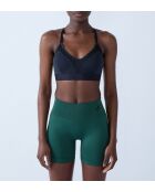 Sujetador con aros negro energético