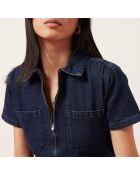 Tuta Darano in denim blu royal