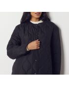 Malhia schwarzer Mantel