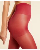 Collant Semi Opaque Colore rouge