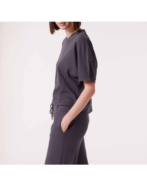 Antraciet T-shirt van Berta