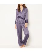 Middernachtblauw hemd van Ely