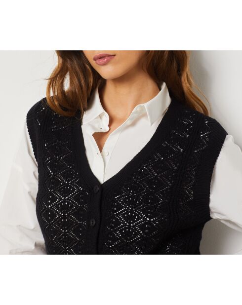 Paulina schwarze Strickjacke