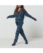 Marineblauwe tweedelige pyjama van Jadden Kids