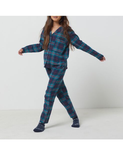 Marineblauwe tweedelige pyjama van Jadden Kids