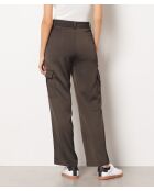 Pantaloni Renys marrone scuro