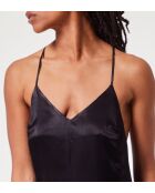 Schwarzer einteiliger Overall von Phara