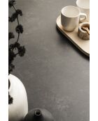 Table ceramique Vetro black marbre anthracite - 140x77x90 cm