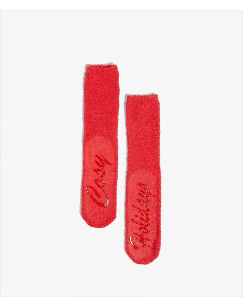 Chaussettes Noel Box Red rouges