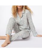 Iris blaues Lagunenhemd