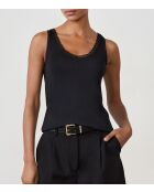 Warm Me Up Lace schwarzes Tanktop