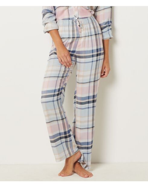 Veelkleurige geruite Oden-broek