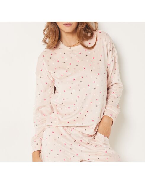 Pigiama due pezzi ecru Vanni