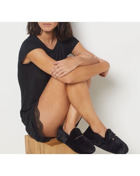 Black Maple New Mules