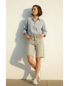 Chemise en lin mélangé Roxanne ciel