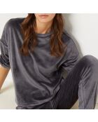 Dunkan antraciete broek