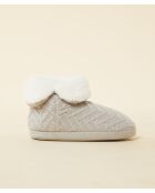 Lichtgrijze laarzen van Noele