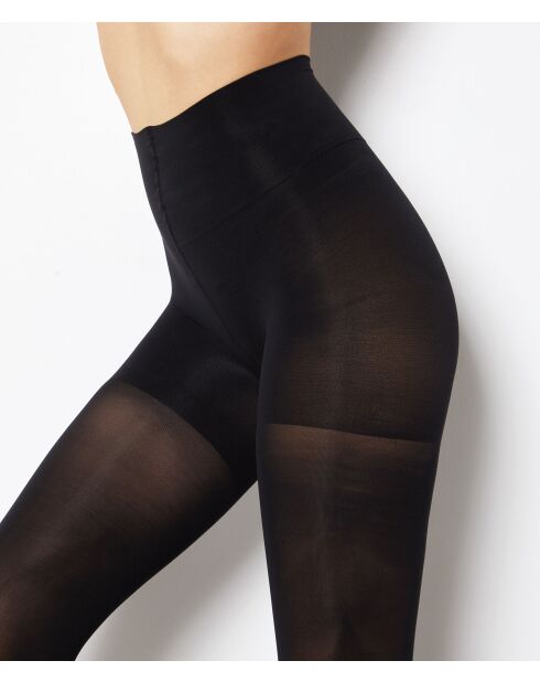 Collant 30D Sculptant Double Action noir