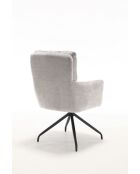 Lot de 2 fauteuils Saint Tropez gris clair - 60x92x67 cm