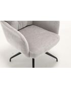 Lot de 2 fauteuils Saint Tropez gris clair - 60x92x67 cm