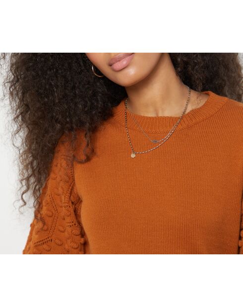 Chaitaly Mustard ockerfarbener Pullover