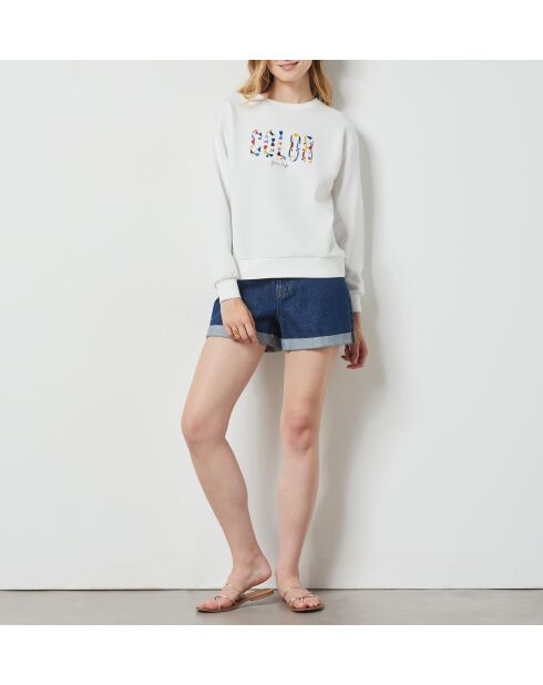 Sweatshirt Bolor écru