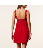 Camicia da notte rossa Dearness