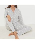 Pigiama due pezzi grigio Novanne