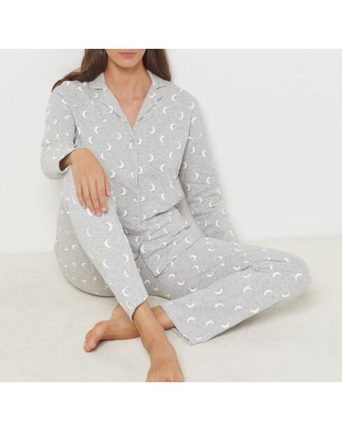 Zweiteiliger Schlafanzug Novanne, grau