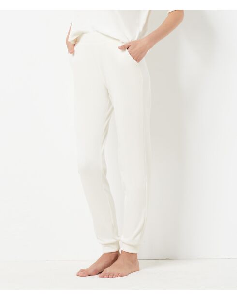 Ecrufarbene Hose Dunkan