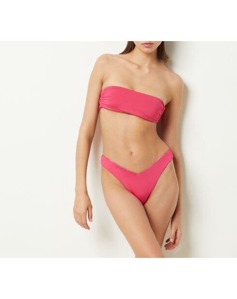 BH ohne Bügel, Stirnband und ohne Muschel Verso gedruckt auf rosafarbenem Grund