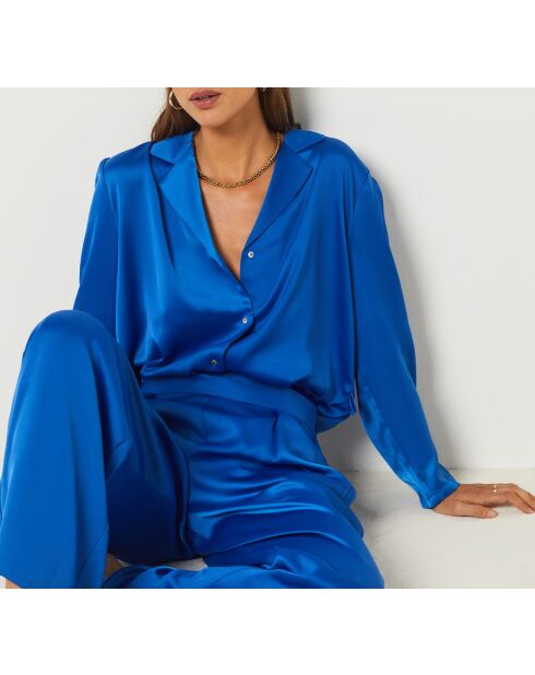 Mery königsblaues Hemd