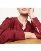 Camisa Emia burdeos