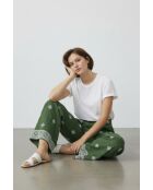 Pantalon Kara kaki clair