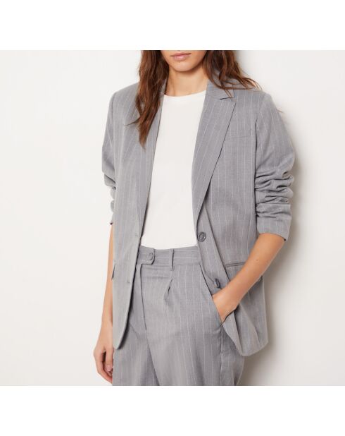 Grijze jas Rodin Ray